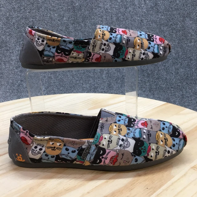 BOBS BY SKECHERS Womens Plush Wag Party Multi Color Dog Slip On Shoes Size 7 16.20 PicClick
