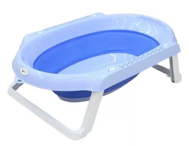 Newborn Baby Foldable Portable Bath Tub Bathing Shower Support Anti-Slip Bathtub