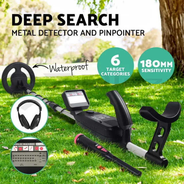 Metal Detector 180MM Deep Sensitive Waterproof Pinpointer Treasure Hunter