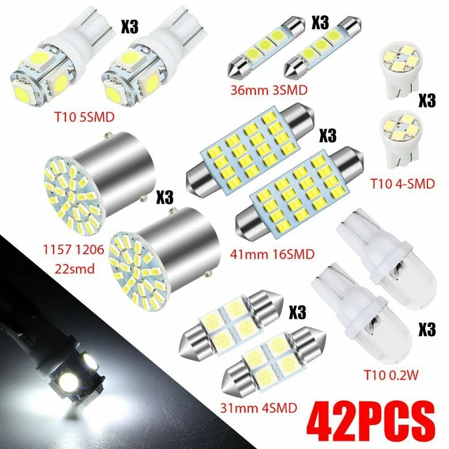10 Lampadine LED T10 W5W - Per Luci Interna Auto, Targa, Cortesia (Bianco 6500K, 12V) - Foto 6