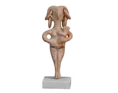 Astarte Ishtar Aphrodite Goddess Female Small Terracotta Clay Figurine Ancient