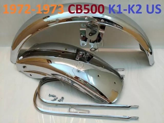 Parafango anteriore e posteriore Honda CB500K Four K1-K2 1972-1973....