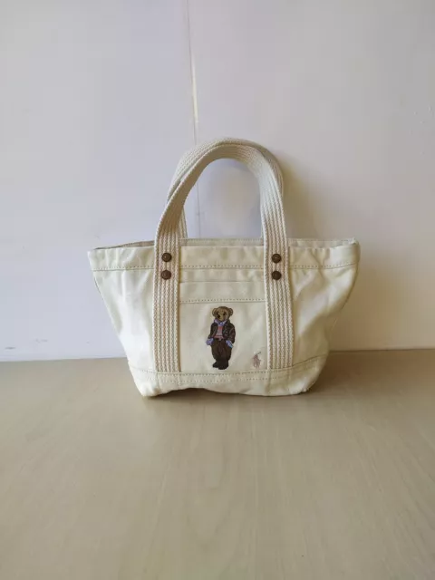 Polo Ralph Lauren Mini Canvas Tote $219 WORLDWIDE SHIPPING