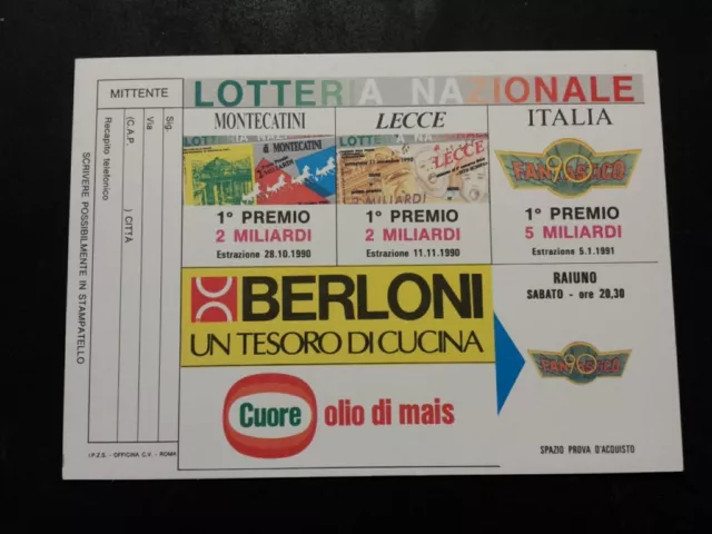 Cartolina  Lotteria