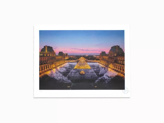 Prints JR au louvre (set Of 2 Lithographs Signed And Numbered)