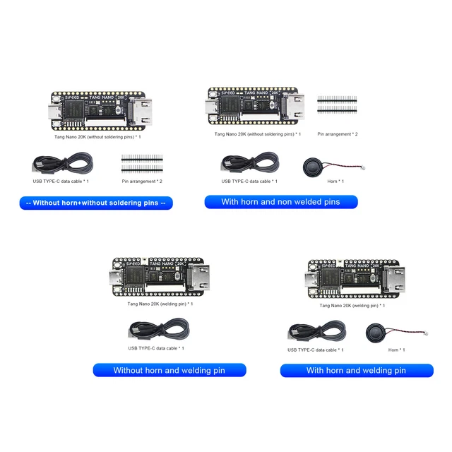 Sipeed Tang Nano GW2AR-18 QN88 Carte De Développement FPGA Avec SDRAM 828K - Idéale Pour Console Rétro Et Projets RISC-V