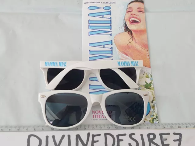 Mamma Mia The Musical Sun Glasses One Size Fancy Dress Promo Super Trooper ABBA