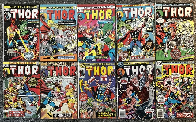The Mighty THOR 232-234,239,241,245-249. Comic Book Lot Of 10. Very Nice Books!!
