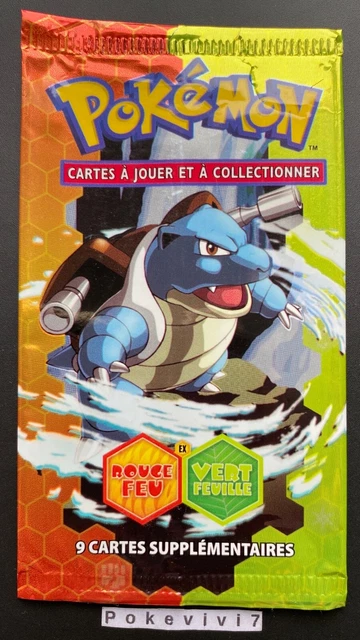 BOOSTER Bloc EX Pokemon ROUGE FEU VERT FEUILLE Vide / Empty / Open / NO CARDS !