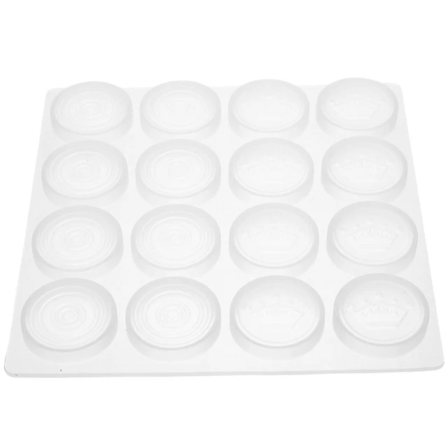 Set 2 Weiß Kieselgel Schachform Gummibonbons Familienbrettspiele