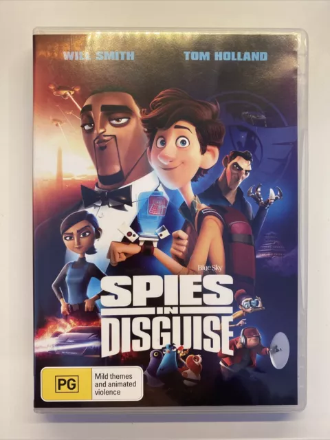 Spies in Disguise (DVD,2020 Region 4 PAL) VGC Family Animation FREE TRACKED POST