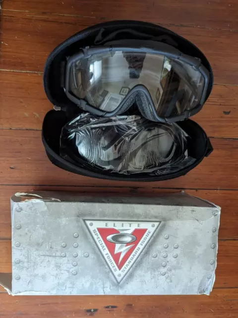 NEW Oakley Elite Special Forces Standard Issue Snow Goggles Assault NAVY SEAL