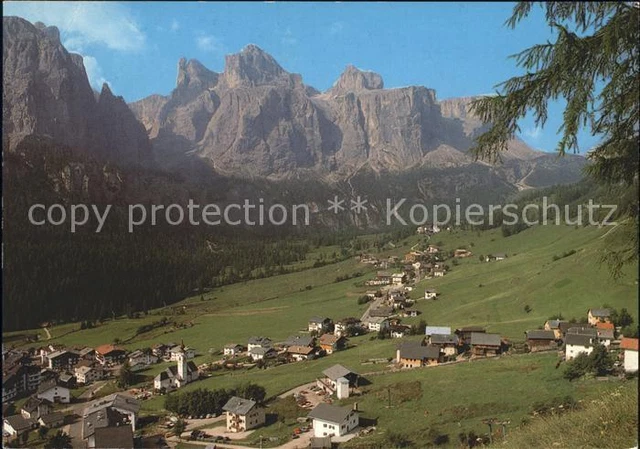 71835035 Colfosco verso il Gruppo Sella Val Badia contro Gruppo del Sella Dolomiti Col