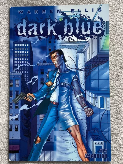 Avatar Press DARK BLUE Graphic Novel Comics Adult Warren Ellis 2001 New