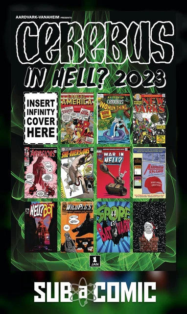Cerebus In Hell 2023 Preview One Shot (Aardvark Vanaheim 2023 1St Print) Comic