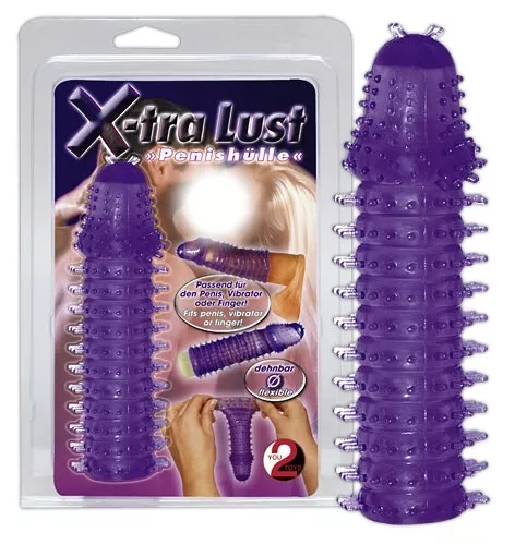 Prolunga fallica X Tra Lust Purple Sexy Shop toy estensione allungamento x_pene