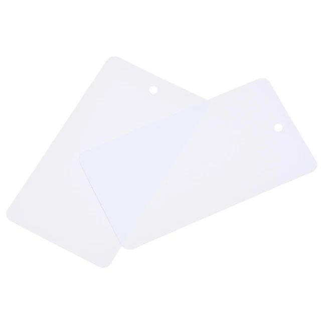 50 confezioni fili impermeabili etichette di spedizione etichettatura 1,95 x 3,51 pollici bianco