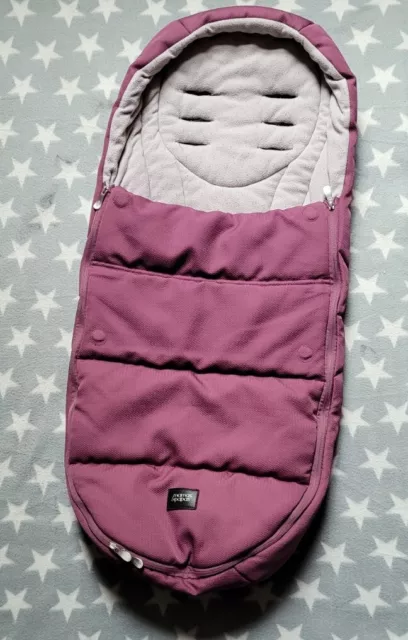 Mamas & Papas Cold Weather Plus Footmuff Cosy Toe Plum Wine Mulberry❌️ Bobbly❌️
