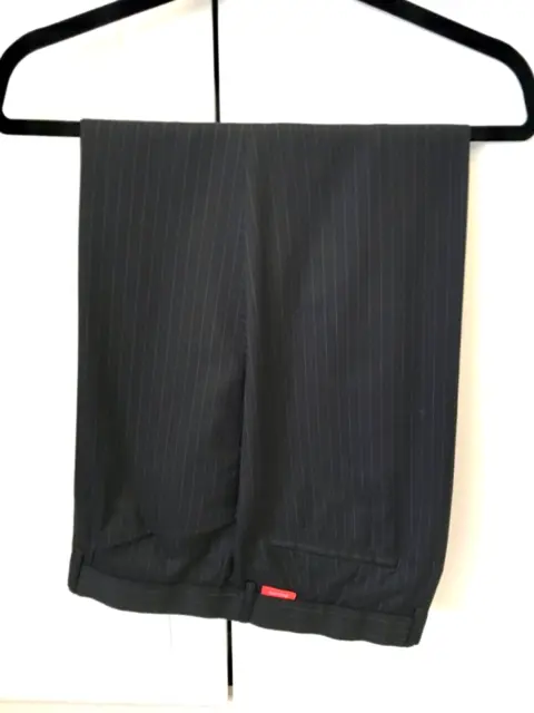 Men’s Dwyers & Co Black Pinstripe Golf Trousers - Size 42 Short - Excellent Cond