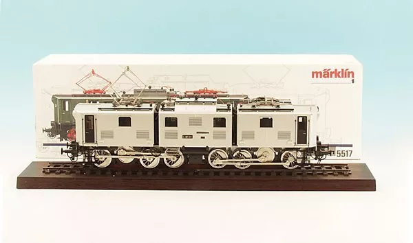 Märklin 5517 Escala 1 Locomotora Eléctrica Plata E91 Embalaje Original Condición