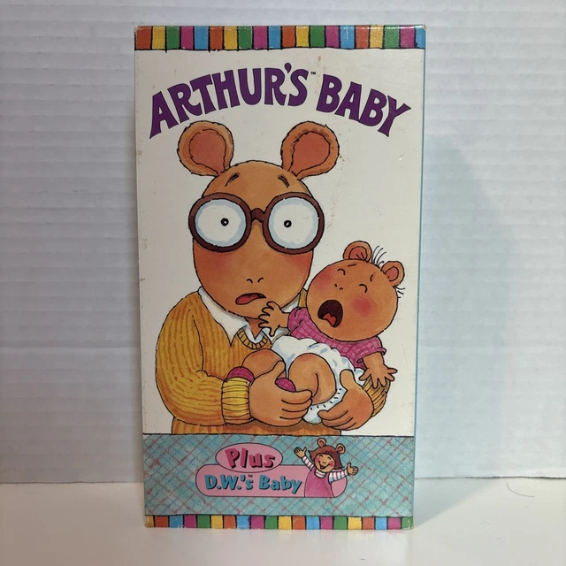 ARTHUR ARTHUR'S BABY & D.W.'s Baby VHS 1997 PBS Kids Animated Video ...