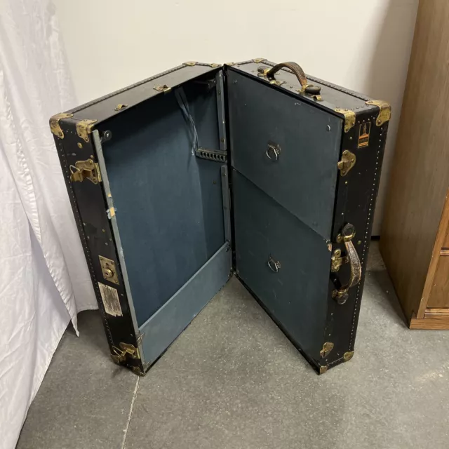 Vintage steamer wardrobe trunk by lizlocke on , $425.00