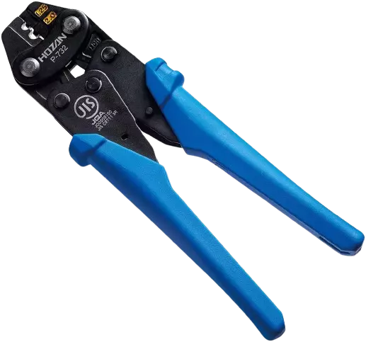 HOZAN Crimping Tool (For Bare Crimp Terminals/Nude Crimp Sleeves) 1.25/2 P-732