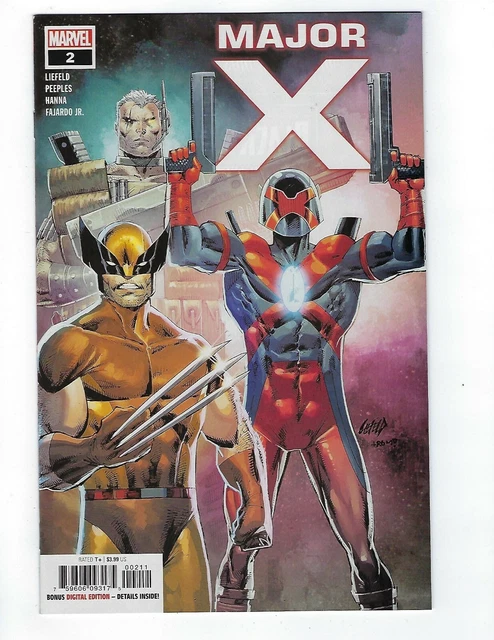 Major X # 2 Rob Liefeld Cover A NM Marvel 1st Appearance of X-Ential & M'Koy