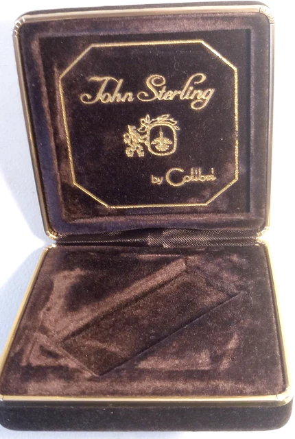 Colibri' John Sterling-Custodia Per Accendino-Vintage- Scatola-Astuccio