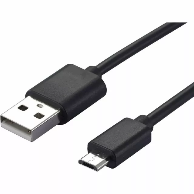 USB 2.0 Lead A Plug To Micro B 5 pin Data Charger Charging Cable Lead 1m 3m UK