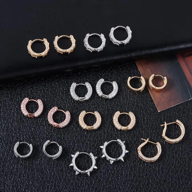 Stud hoop dangle deals
