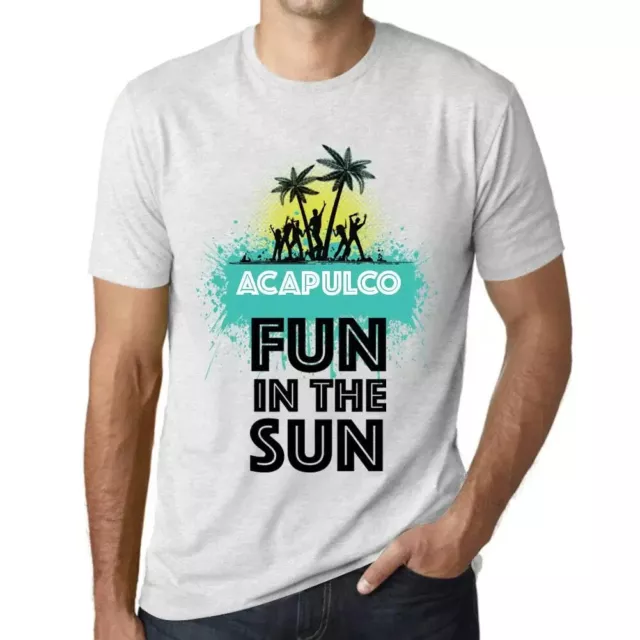 Camiseta Estampada para Hombre Diversión Al Sol En Acapulco – Fun In The Sun In