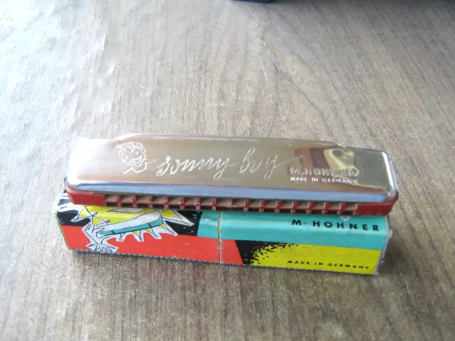 M. Hohner , Mundharmonika , Sonny-Boy , Vintage , 50er