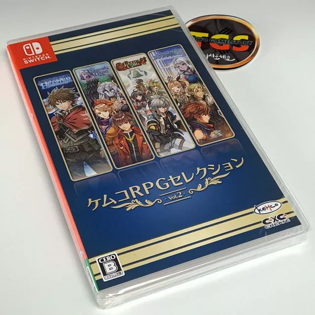 Kemco RPG Selection Vol.2 Switch Japan Physical Game in ENGLISH NEW RPG Kemco