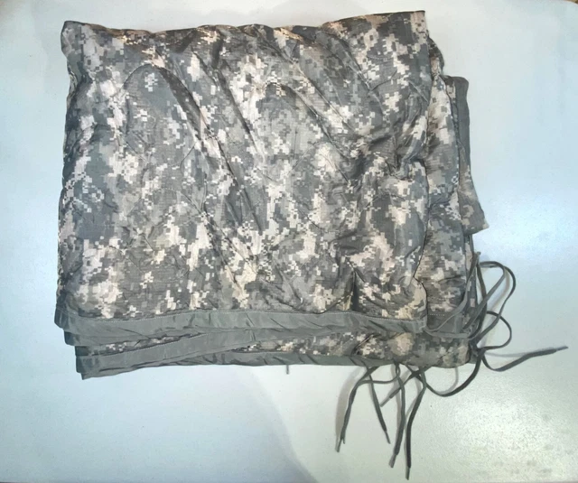 2 Pack USGI Army Surplus ACU Camo Poncho Liner "Woobie"