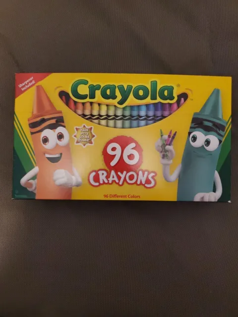 Crayola 96ct Crayons with Built-in Sharpener