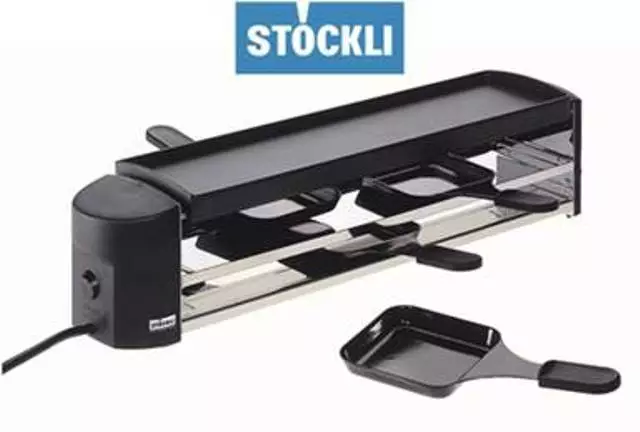 STÖCKLI Raclette, Grill Cheeseboard Grill für 4 Personen NEU OVP