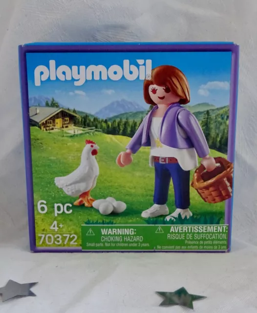 Spielfigur Playmobil 70372 "Frau & Huhn" (Milka Edition) NEU & ORIGINALVERPACKT