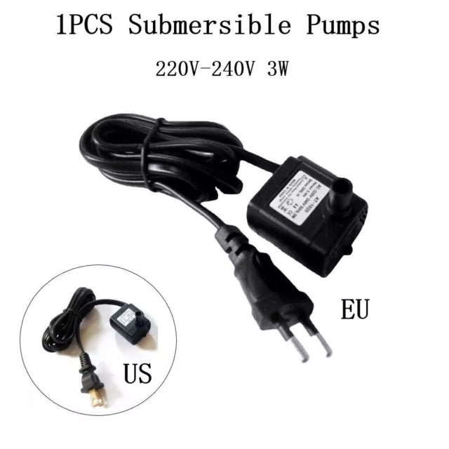 Mini pompe à eau submersible durable et durable AC 220V pour aquariums