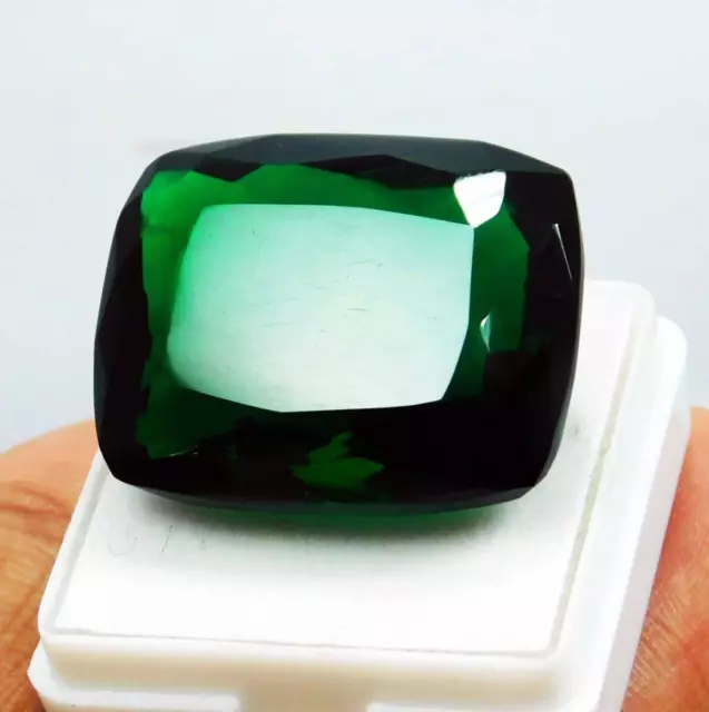 Ametista verde 74,45 ct. Gemma sciolta sfaccettata con taglio a cuscino per...