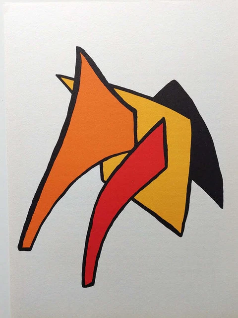 Alexander CALDER - Litografía DLM - Stabiles, 1963