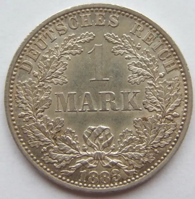 Moneta Reich Tedesco Impero Tedesco 1 Marchi 1883 A IN Extremely fine /