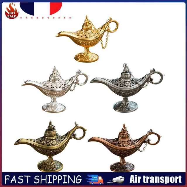 Retro Aladdin Lamp Fairy Tale Magic Vintage Home Desktop Party Ornament Figurine