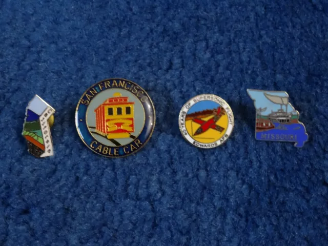 Pins Lot U.s.a. - San Francisco Californie Missouri Supersonic - Pin's