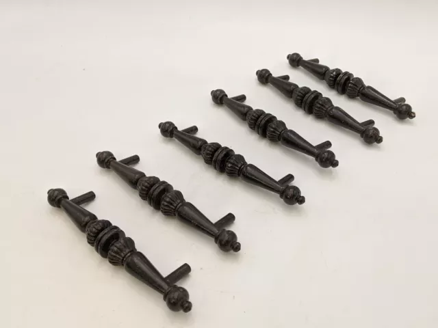6Pc 4.5" Center Dresser Drawer Handle Pull Furniture Hardware Knobs Vintage
