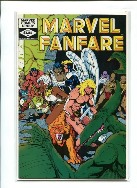 MARVEL FANFARE #4 NM- X-Men & Ka-Zar!! Michael Golden art!! Paul Smith cover!!