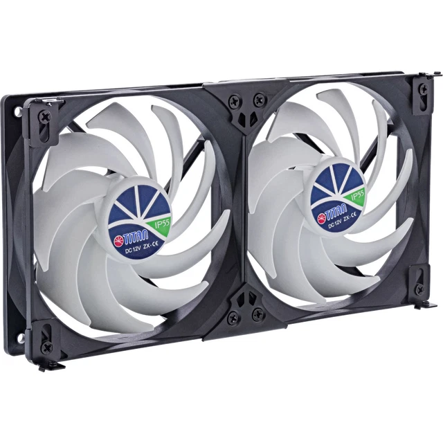 Titan TTC-003 Systemlüfter Für PCI-Slot - Schwarz, 12V, 2800 U/min