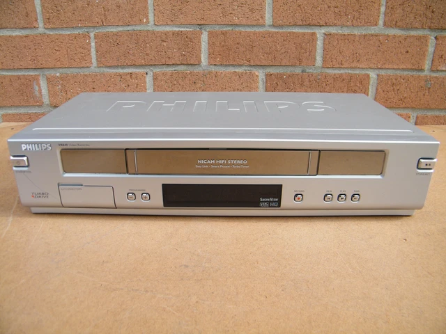 Magnétoscope VHS Philips VR 840 6 Têtes HIFI Stéréo Pal Secam Video Recorder