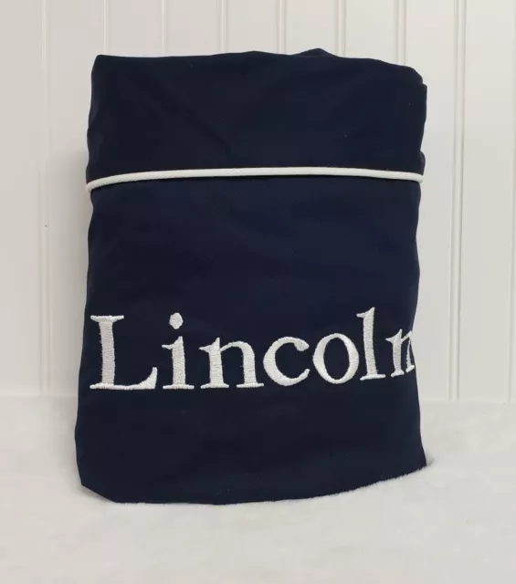 New Pottery Barn Kids “Lincoln” Navy  white piping Anywhere Chair Slipcover Reg