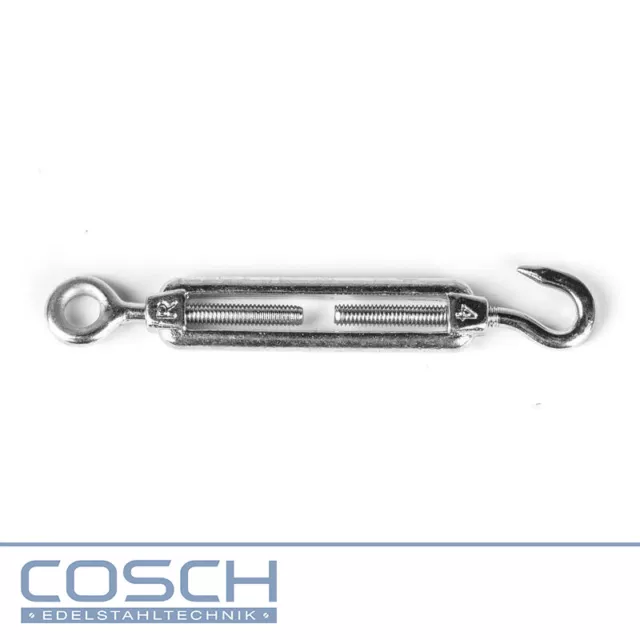 Dispositif de Serrage Inox V4A Drahtseilstärke Ø 6,0 MM